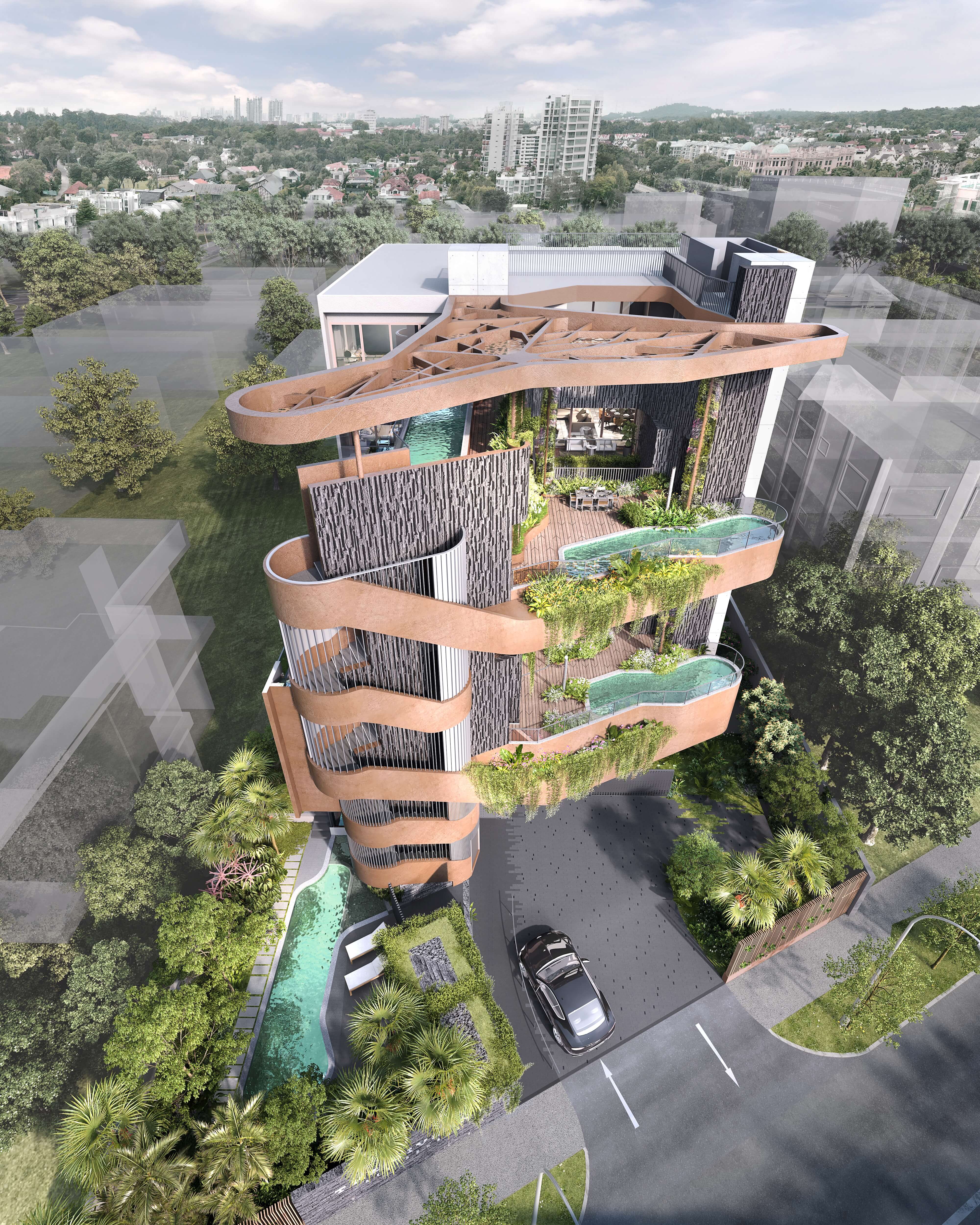 The Giverny Residences Aerial View